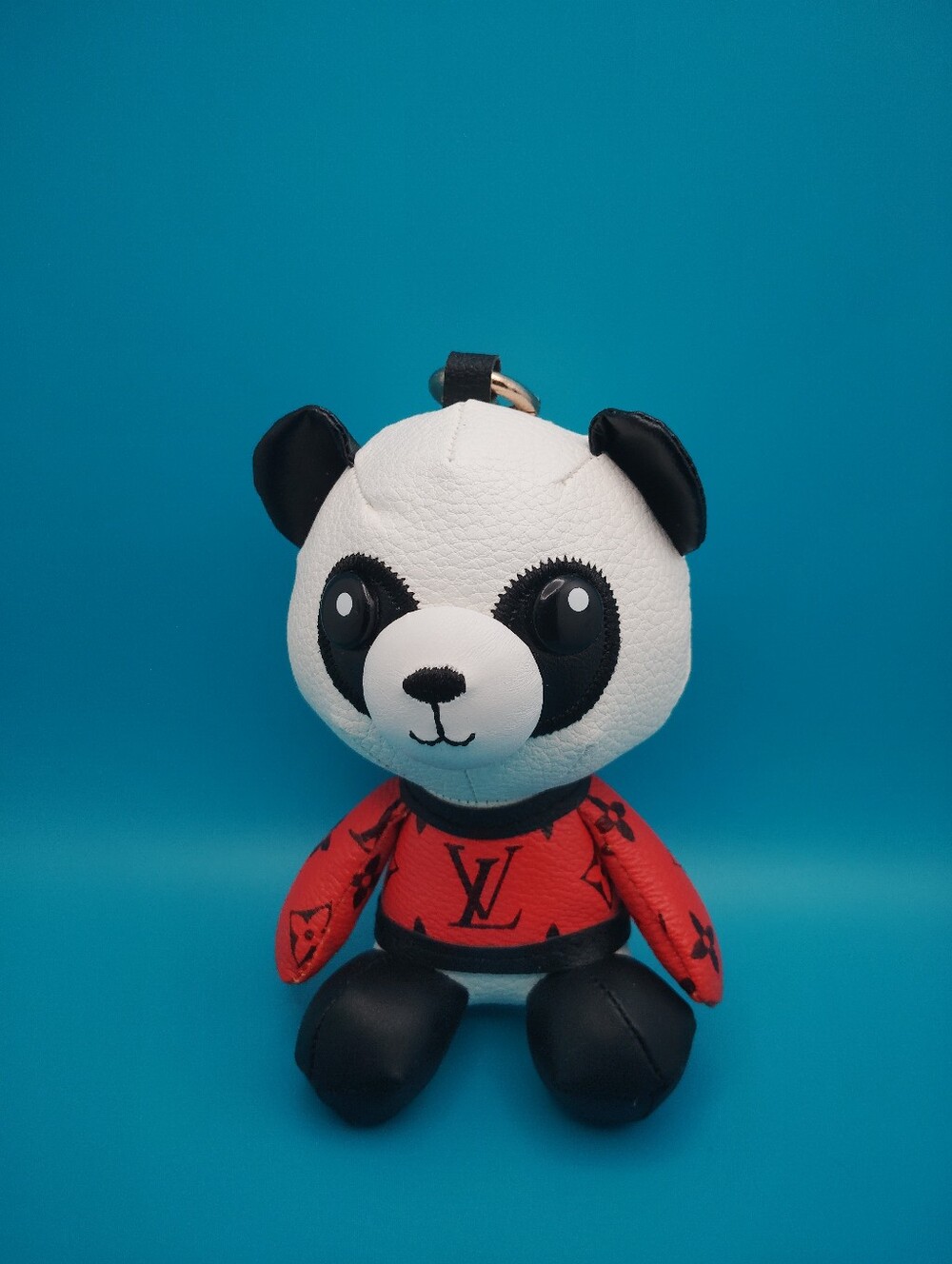 Panda Bag Charm in White, Black & Red Fashion & Inspired